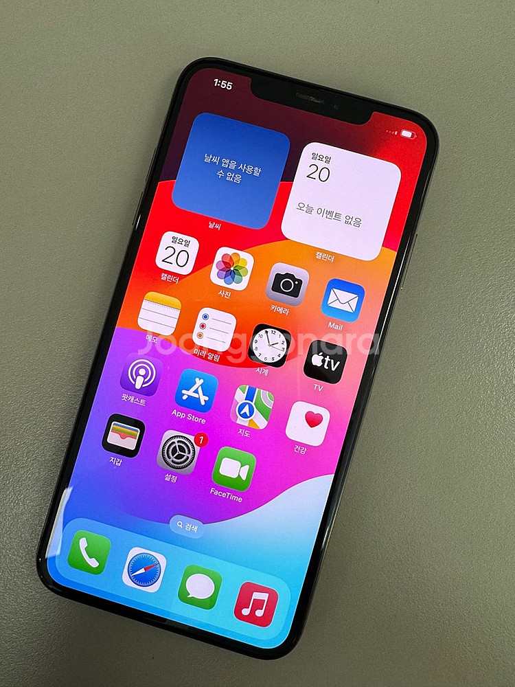 아이폰XS 맥스 골드 256G 서브용 기기 추천 배터리 81% 35만원 판매해요--2